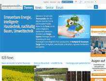 Tablet Screenshot of energieportal24.de